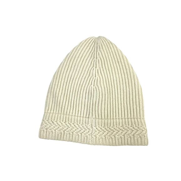 RAG & BONE Pierce 100% Cashmere Beanie In Chalk main image 4